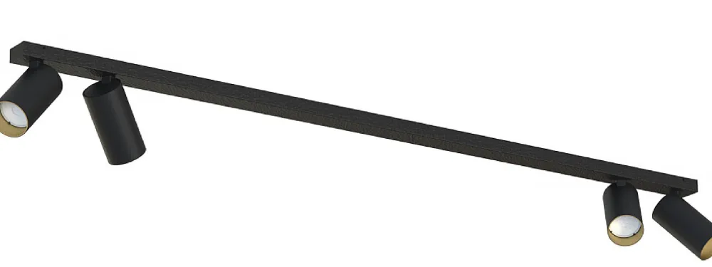 Lampa sufitowa MONO czarny/złoty 4xGU10 * Nowodvorski Online