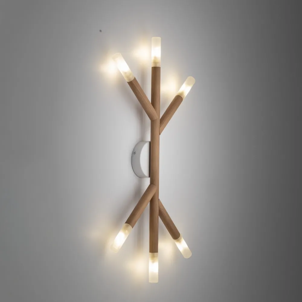 Lampa Sufitowa NOBLE Biały Brązowy 6xG9 * TK Lighting Online