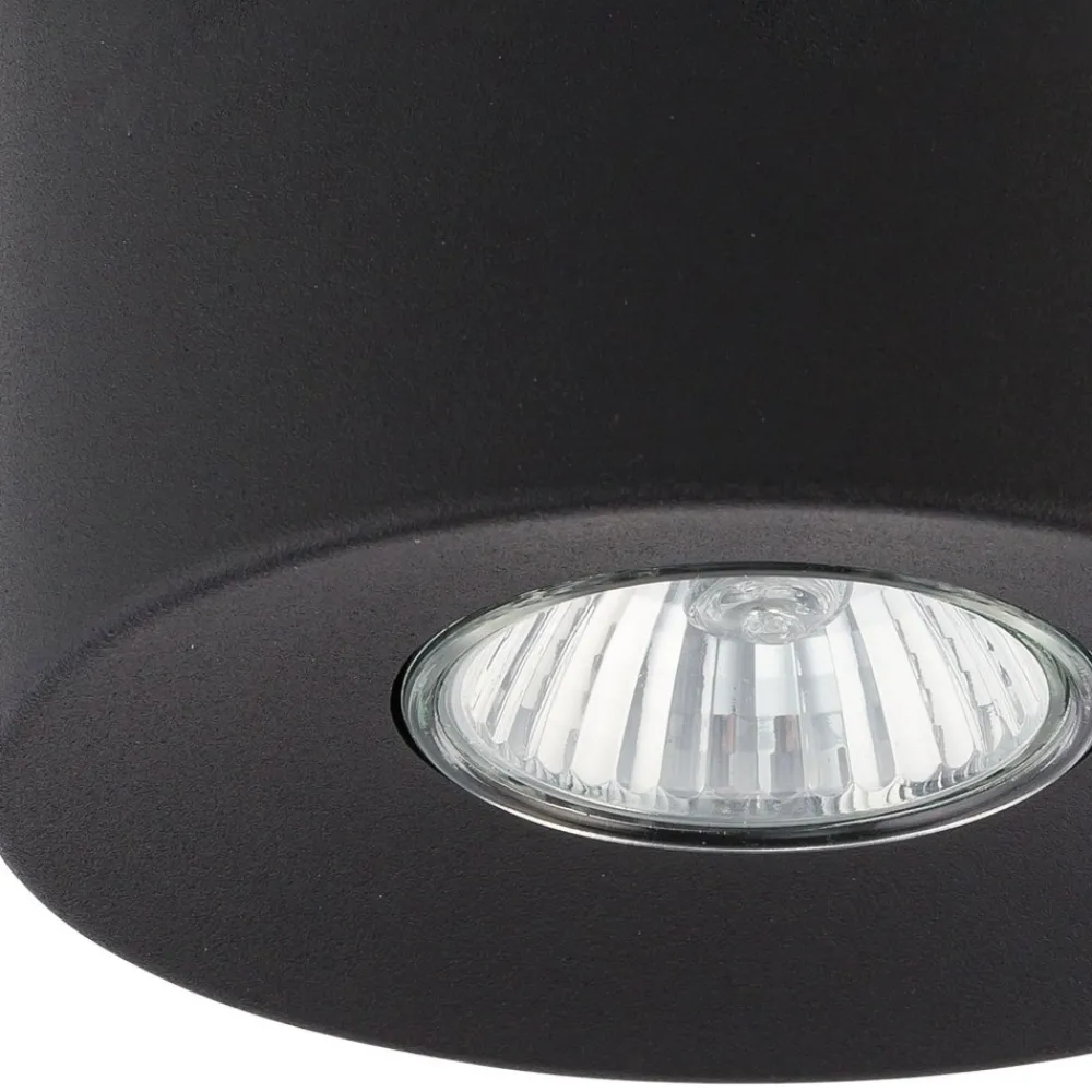 Lampa Sufitowa ORION Czarny 1xGU10 9cm * TK Lighting Hot
