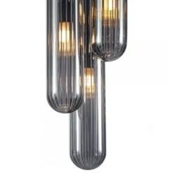 Lampa Sufitowa PAX Czarny Szklane Klosze 3xG9 * Eko-light Best