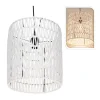 Lampa sufitowa pleciona Boho biała * H&S Decoration Discount
