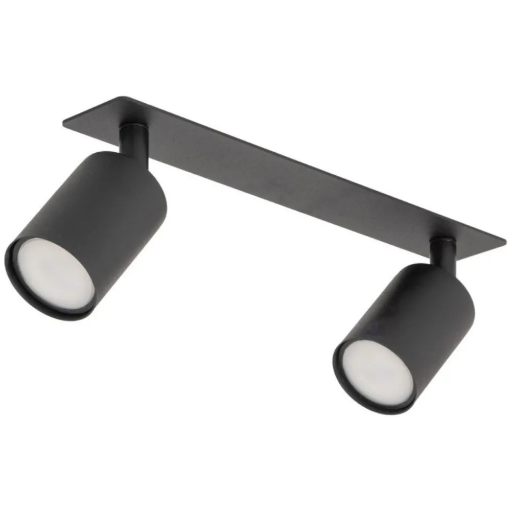 Lampa sufitowa podtynkowa Spot NEX czarna 2xGU10 * TK Lighting Hot