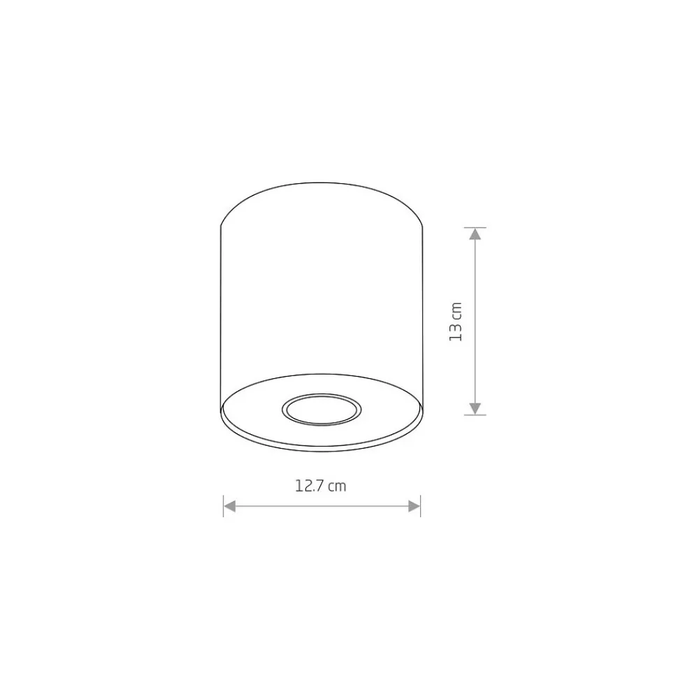 Lampa Sufitowa POINT M Biały 1xGU10 IP20 * Nowodvorski Online