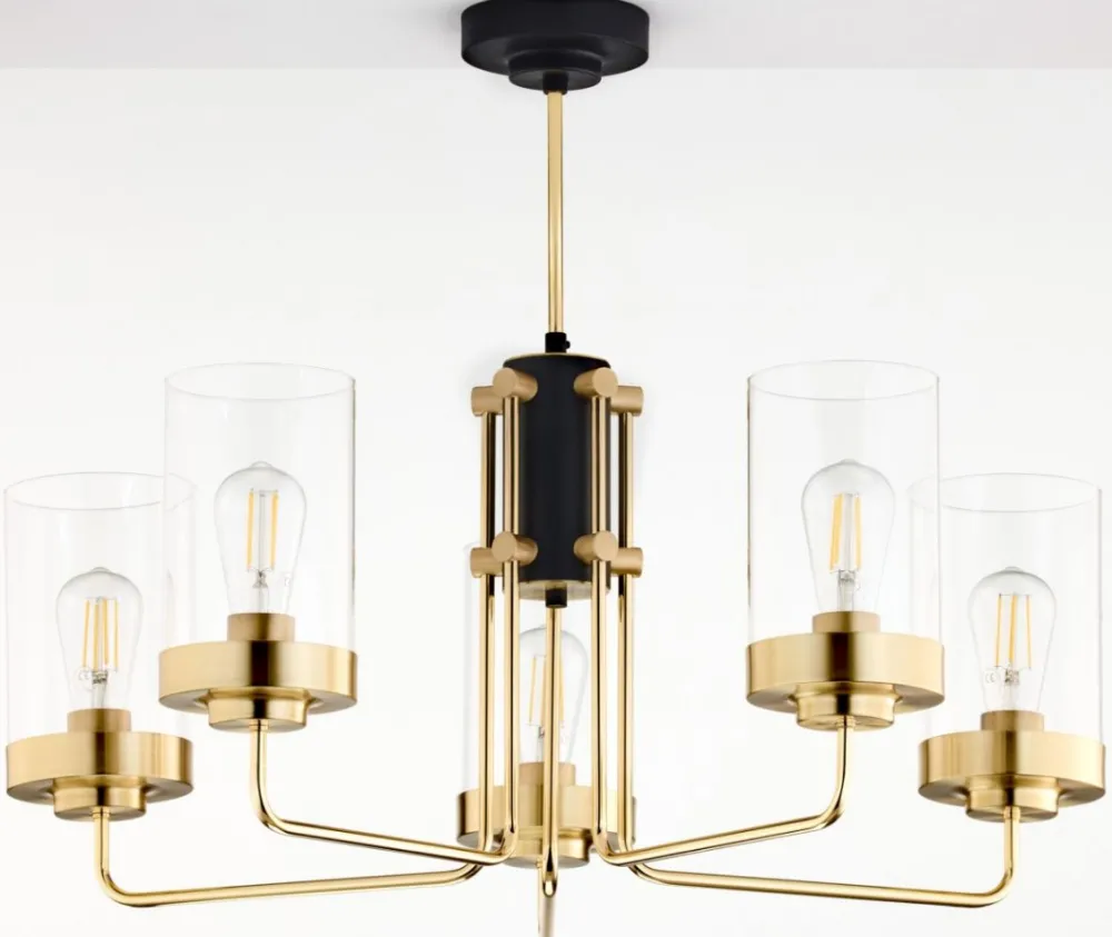 Lampa sufitowa RAMIREZ złota 5xE27 * Jupiter Outlet