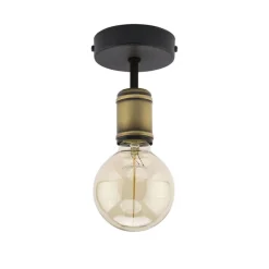 Lampa sufitowa RETRO czarna/patyna 1xE27 * TK Lighting Hot