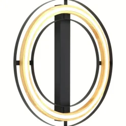Lampa sufitowa RIL biała czarna dąb 1xLED 25W * TK Lighting Discount