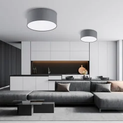 Lampa sufitowa RONDO szara 4xE27 50 cm * TK Lighting Sale