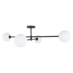Lampa Sufitowa SARIUS Czarny Szklane Klosze 4xG9 * TK Lighting New
