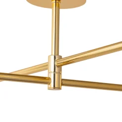 Lampa Sufitowa SARIUS Złoty Szklane Klosze 4xG9 * TK Lighting
