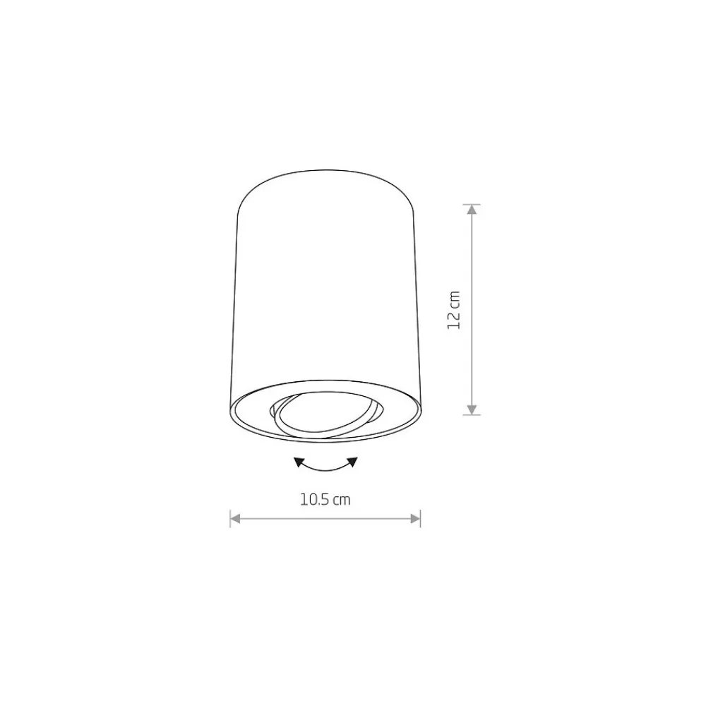 Lampa Sufitowa SET Biały Czarny 1xGU10 * Nowodvorski Clearance
