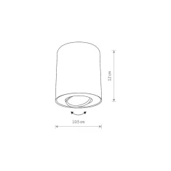 Lampa Sufitowa SET Biały 1xGU10 * Nowodvorski Hot