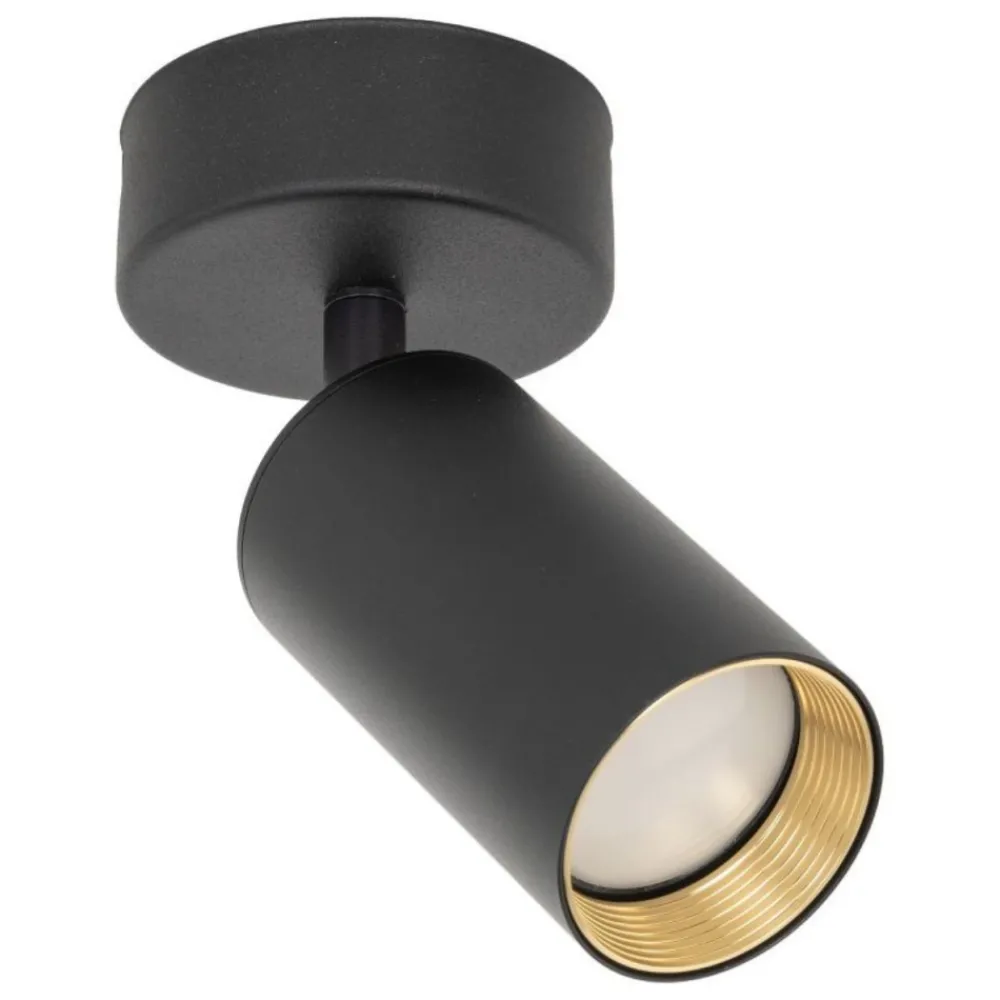 Lampa sufitowa Spot AMIS czarna 1xGU10 regulowana * TK Lighting Hot