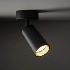 Lampa sufitowa Spot AMIS czarna 1xGU10 regulowana * TK Lighting Hot