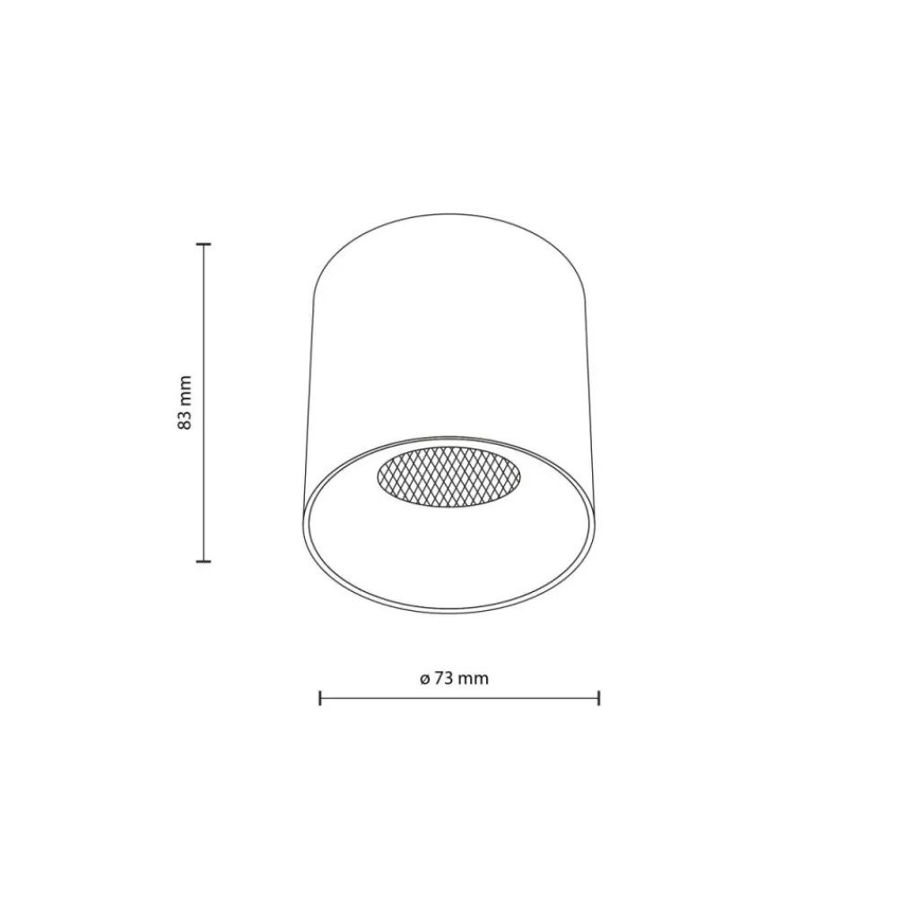Lampa sufitowa Spot BLAZE czarna CCT 1xLED 12W * TK Lighting Hot