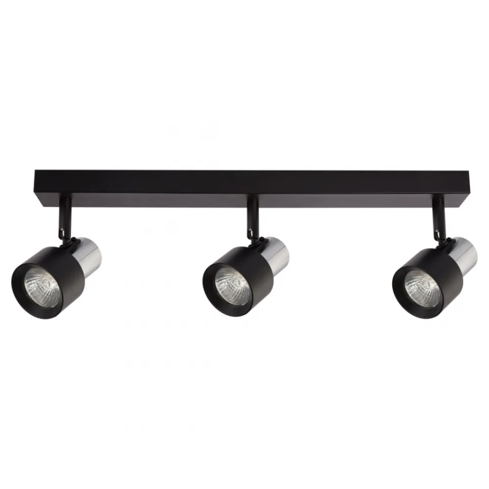 Lampa Sufitowa Spot CINO Czarny Srebrny 3xGU10 * Eko-light Clearance