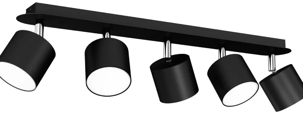 Lampa Sufitowa Spot DIXIE Czarny 4xGX53 60cm * Eko-light New