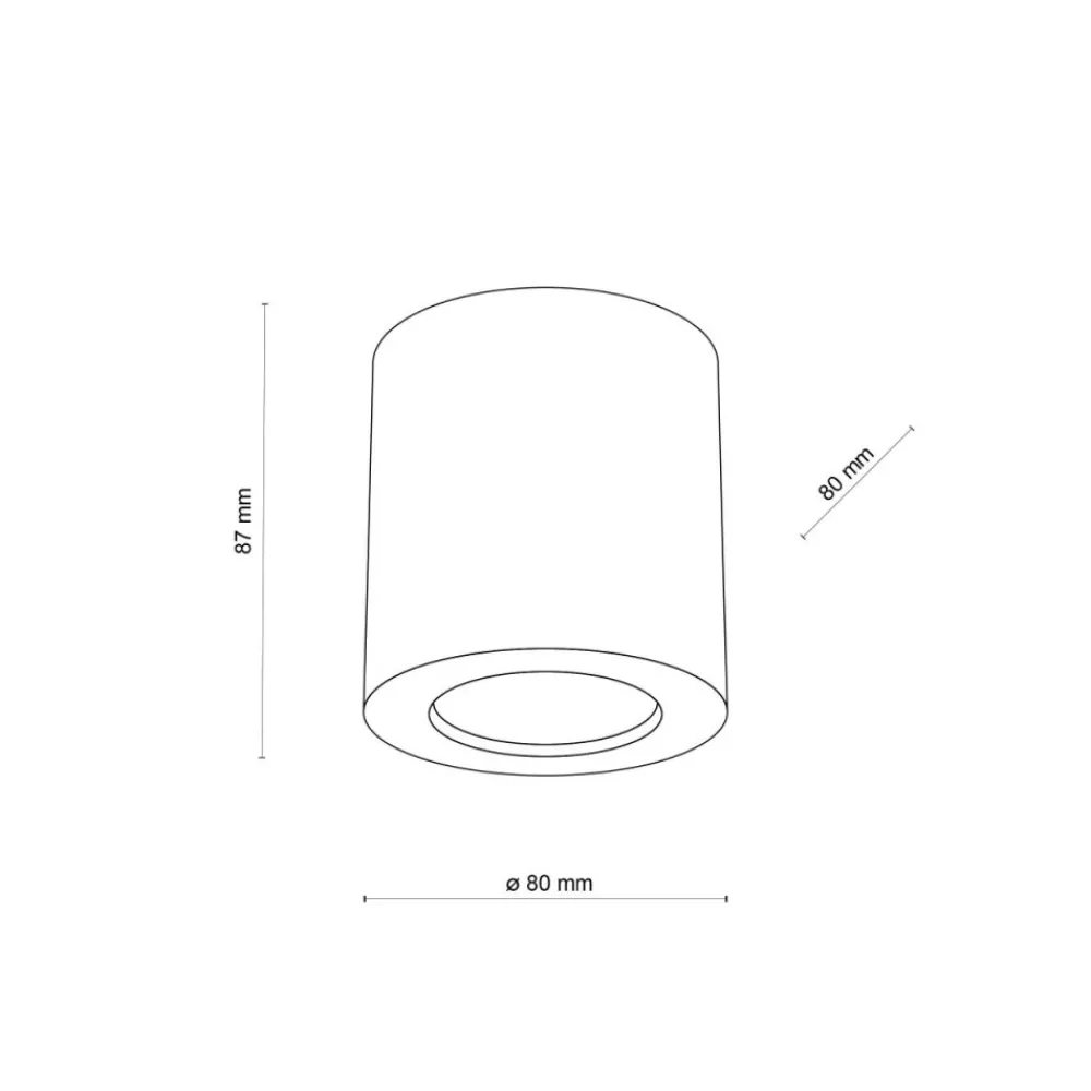 Lampa sufitowa Spot EVE WOOD buk 1xGU10 * TK Lighting Sale