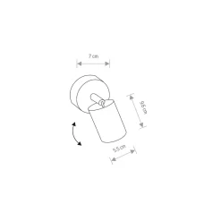 Lampa Sufitowa Spot EYE Czarny 1xGU10 * Nowodvorski Online