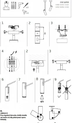 Lampa Sufitowa Spot EYE SUPER A Biały 1xGU10 * Nowodvorski Discount