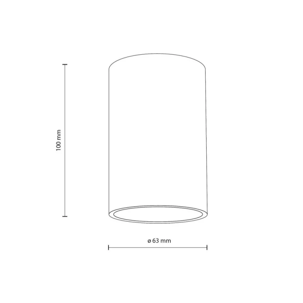 Lampa sufitowa Spot FLARE czarna 1xGU10 * TK Lighting Hot