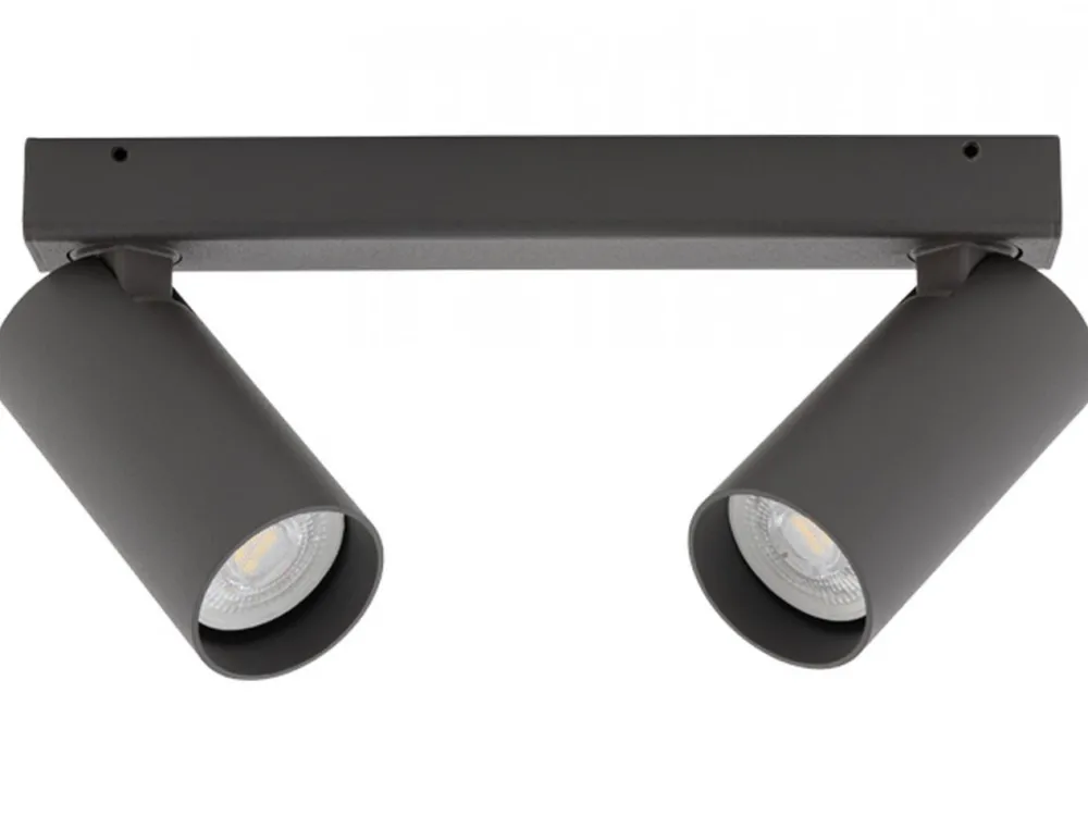 Lampa sufitowa Spot FOURTY grafitowa 2xGU10 * Nowodvorski Online