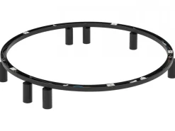 Lampa sufitowa Spot FOURTY ROUND czarna 7xGU10 * Nowodvorski Online
