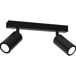 Lampa Sufitowa Spot HUDSON Czarny 2xGU10 * Eko-light New