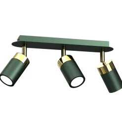 Lampa sufitowa Spot JOKER Zielony Złoty 3xGU10 * Eko-light Discount