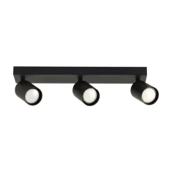 Lampa sufitowa Spot LARA czarna 3xGU10 * TK Lighting Sale