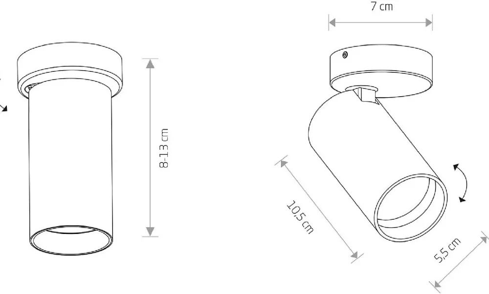 Lampa Sufitowa SPOT MONO Biały 1xGU10 * Nowodvorski Clearance