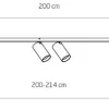 Lampa Sufitowa SPOT MONO Czarny 6xGU10 * Nowodvorski Best