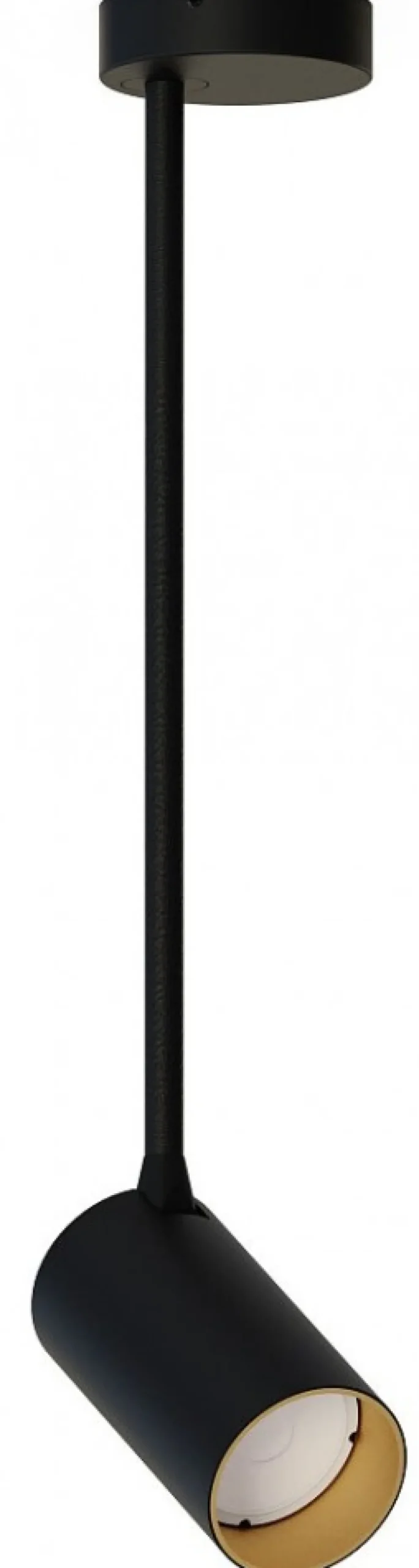 Lampa Sufitowa SPOT MONO LONG M Czarny Złoty 1xGU10 * Nowodvorski