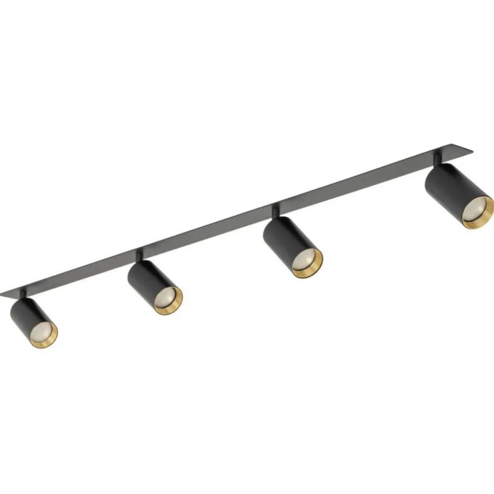 Lampa sufitowa Spot podtynkowa AMIS czarna 4xGU10 * TK Lighting Hot