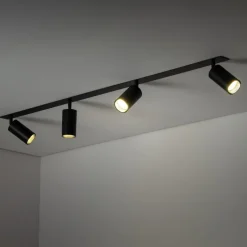 Lampa sufitowa Spot podtynkowa AMIS czarna 4xGU10 * TK Lighting Hot