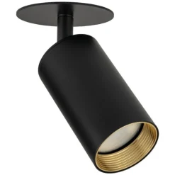 Lampa sufitowa Spot podtynkowa AMIS czarna 1xGU10 * TK Lighting Online