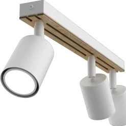 Lampa Sufitowa Spot TERRA Biały Brązowy 3xGU10 * Luminex Online