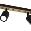 Lampa Sufitowa Spot TERRA Czarny Brązowy 4xGU10 * Luminex Sale