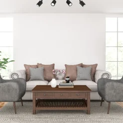 Lampa Sufitowa Spot TERRA Czarny Brązowy 4xGU10 * Luminex Sale