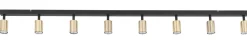Lampa Sufitowa SPOT TOP Czarny Złoty 8xGU10 * TK Lighting Discount