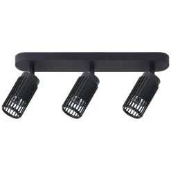 Lampa Sufitowa Spot VERTICAL Czarny Metalowe Klosze 3xGU10 * Eko-light Online