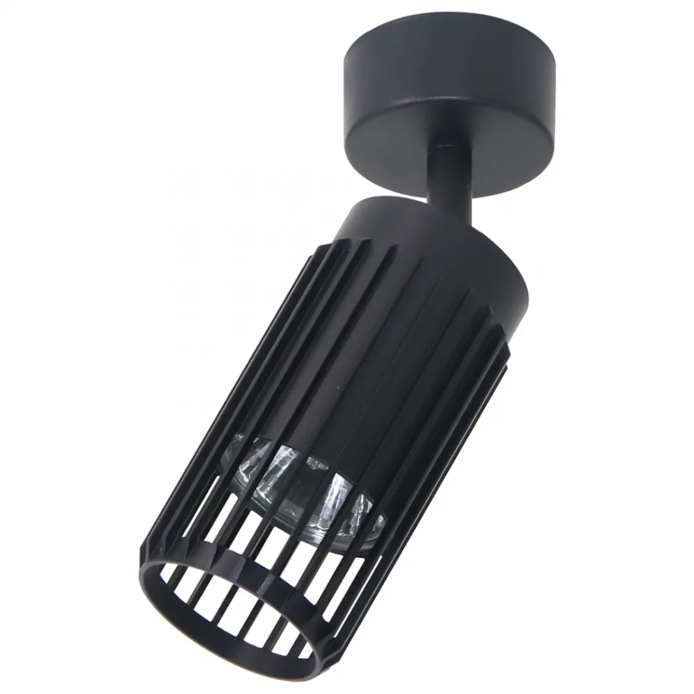 Lampa Sufitowa Spot VERTICAL Czarny Metalowy Klosz 1xGU10 * Eko-light Discount