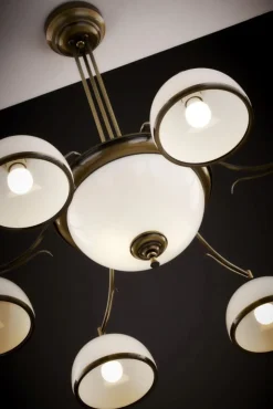 Lampa sufitowa TURKUS mosiądz patynowany 8xE27 * Jupiter Sale