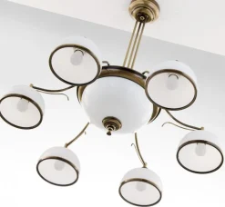Lampa sufitowa TURKUS mosiądz patynowany 8xE27 * Jupiter Sale