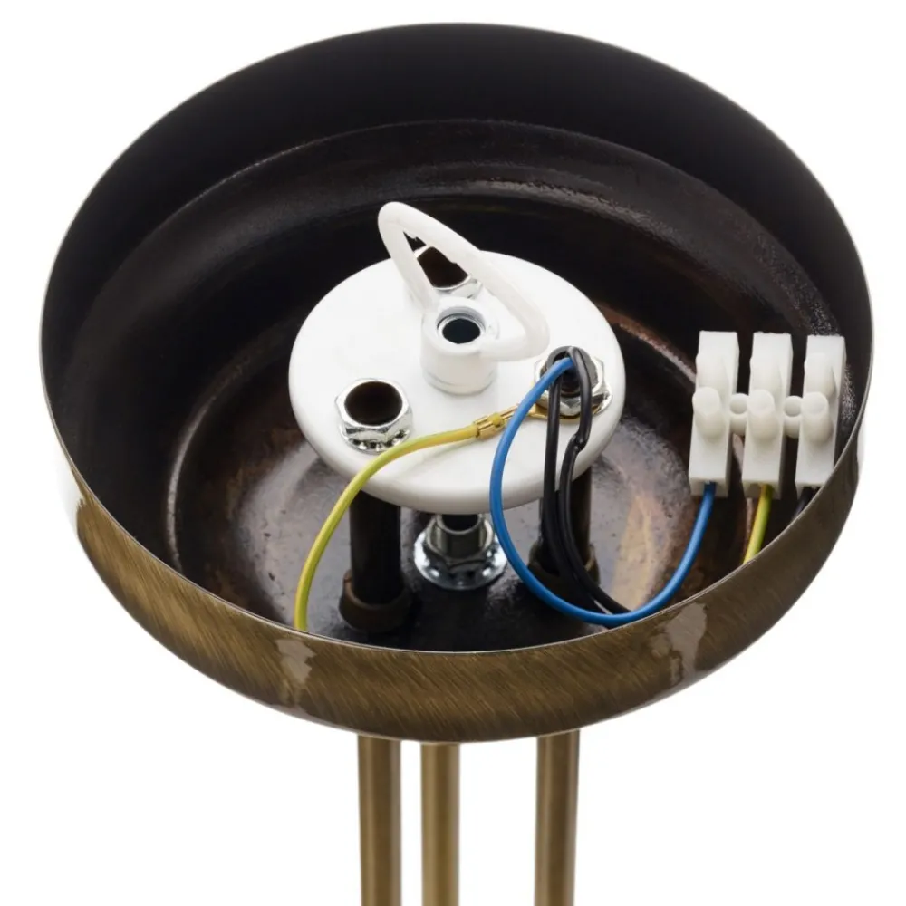 Lampa sufitowa TURKUS mosiądz patynowany 8xE27 * Jupiter Sale