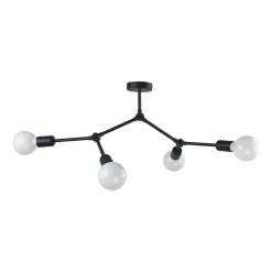 Lampa Sufitowa TWIG Czarny 4xE27 * Nowodvorski New