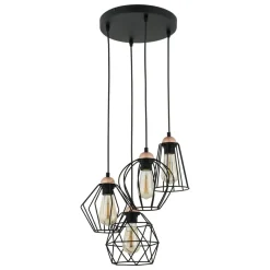 Lampa sufitowa wisząca GALAXY czarna 4xE27 * TK Lighting Hot