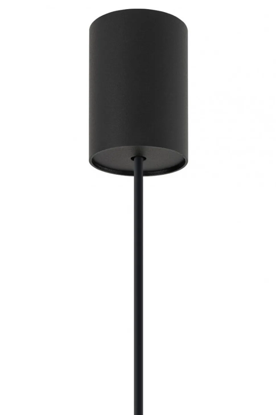 Lampa Wisząca ABI Czarny Metalowy Klosz Abażur 1xE27 22cm