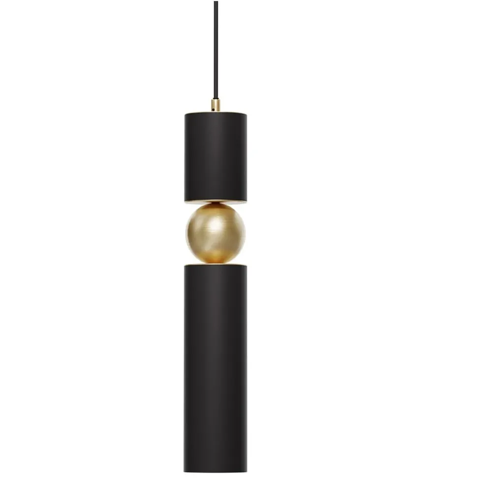 Lampa Wisząca ALAS Czarny 1xGU10 * Jupiter