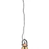 Lampa Wisząca AMALFI Czarny Złoty Klosz 1xE27 30cm * Nowodvorski