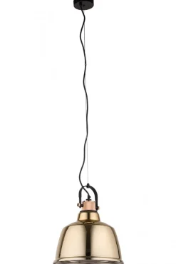 Lampa Wisząca AMALFI Czarny Złoty Klosz 1xE27 30cm * Nowodvorski